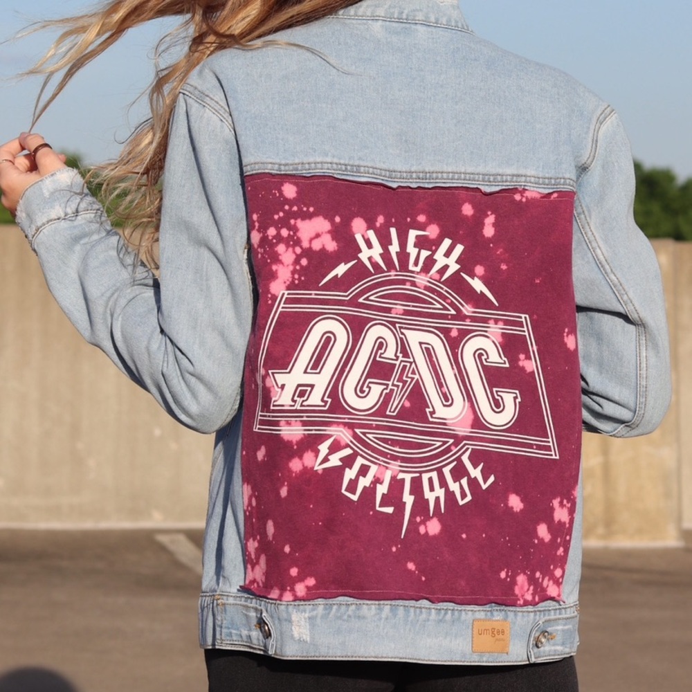 Reworked denim jacket